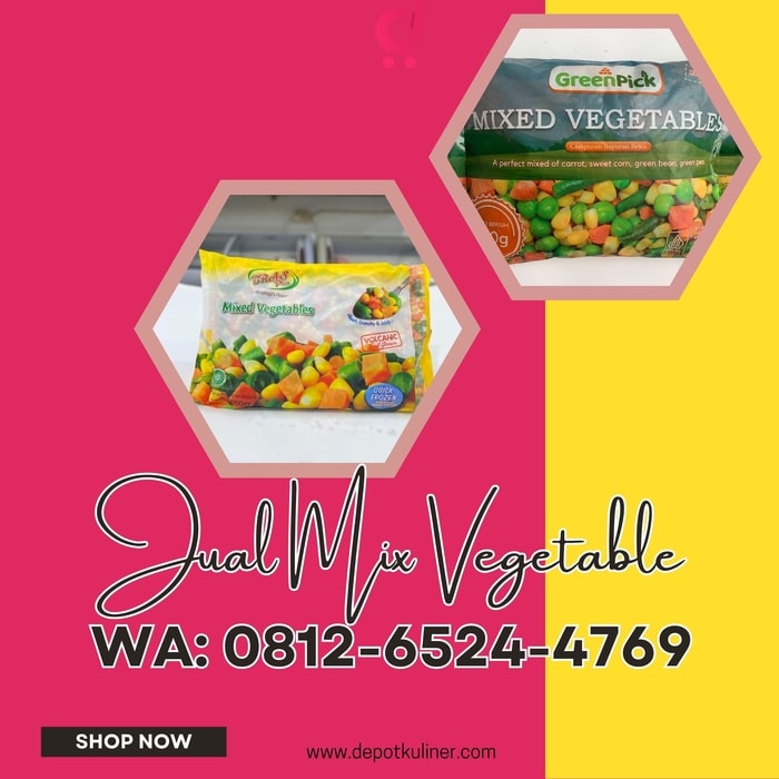 Jual Mix Vegetable Siap Pakai untuk Kafe, Restoran & Catering