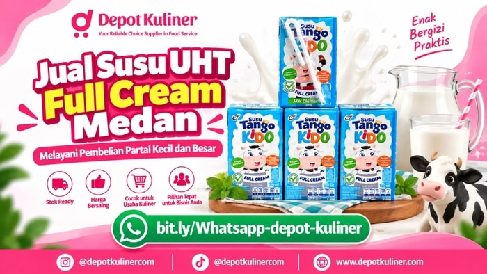 SUPPLIER TERPERCAYA, WA: 0812-6524-4769, Jual Susu UHT Full Cream Medan