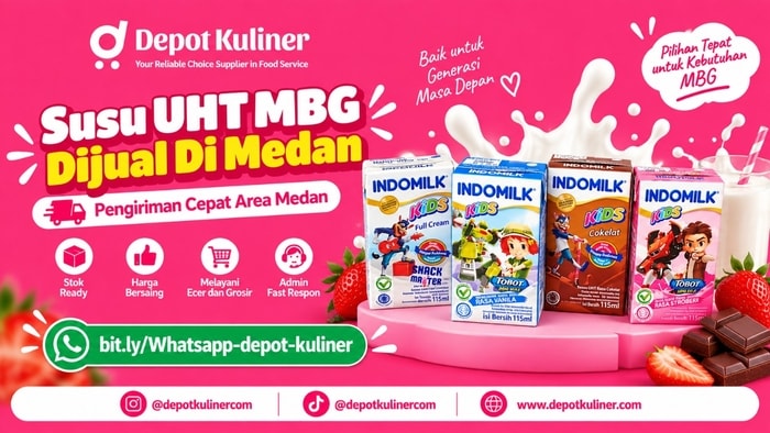 HARGA TERBAIK, WA: 0812-6524-4769, Susu UHT MBG Dijual Di Medan