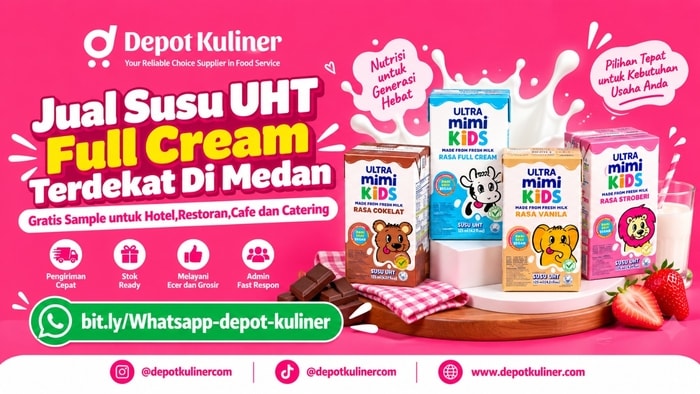 PALING DICARI, WA: 0812-6524-4769, Jual Susu UHT Full Cream Terdekat Di Medan