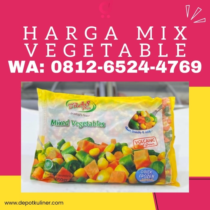 Harga Mix Vegetable – Bras Pro Frozen Mixed Vegetables Murah & Siap Kirim