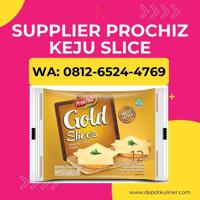 Supplier Prochiz Keju Slice – Prochiz Gold Slice Isi 12 S Harga Grosir