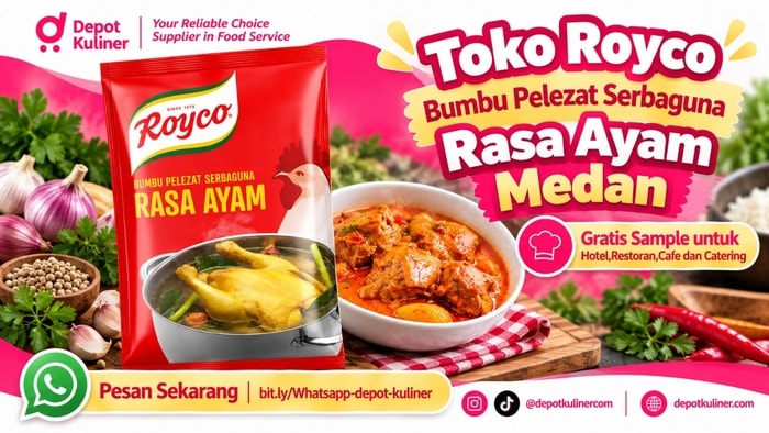 PENGIRIMAN CEPAT, WA: 0812-6524-4769, Toko Royco Bumbu Pelezat Serbaguna Rasa Ayam Medan