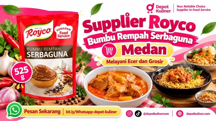 GRATIS SAMPLE HORECA, WA: 0812-6524-4769, Supplier Royco Bumbu Rempah Serbaguna Medan