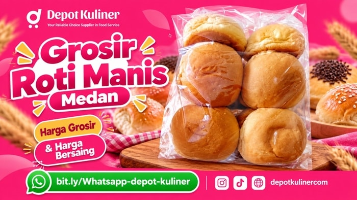 READY STOCK, WA: 0812-6524-4769, Grosir Roti Manis Medan