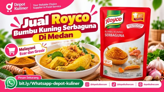 STOK SELALU READY, WA: 0812-6524-4769, Jual Royco Bumbu Kuning Serbaguna Di Medan