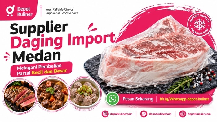 PENGIRIMAN CEPAT, WA: 0812-6524-4769, Supplier Daging Import Medan
