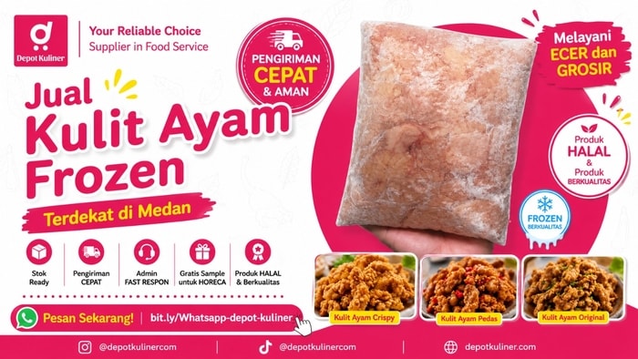 BEST SELLER, WA: 0812-6524-4769, Jual Kulit Ayam Frozen Terdekat di Medan