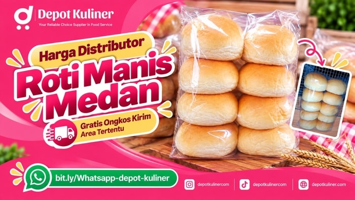 BEST SELLER, WA: 0812-6524-4769, Harga Distributor Roti Manis Medan