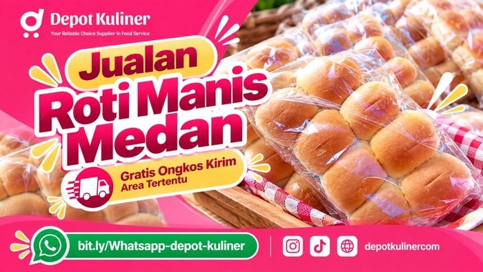 PENGIRIMAN CEPAT, WA: 0812-6524-4769, Jualan Roti Manis Medan
