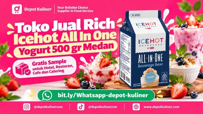 FAST RESPON, WA: 0812-6524-4769, Toko Jual Rich Icehot All In One Yogurt 500 gr Medan