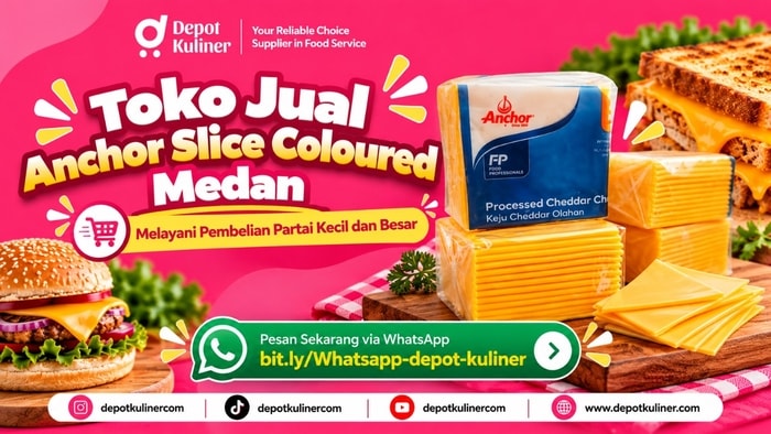SUPPLIER TERPERCAYA, WA: 0812-6524-4769, Toko Jual Anchor Slice Coloured Medan