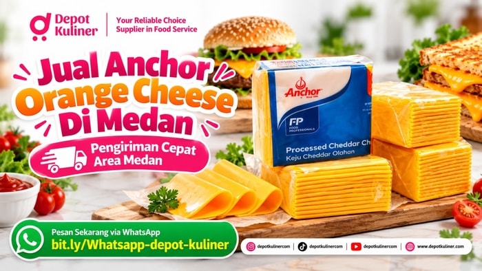 KUALITAS PREMIUM, WA: 0812-6524-4769, Jual Anchor Orange Cheese Di Medan