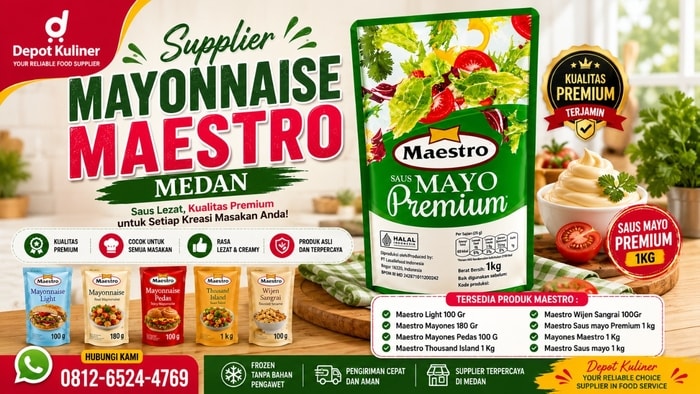 Supplier Mayonnaise Maestro Medan – Lengkap untuk Usaha Kuliner & Food Service