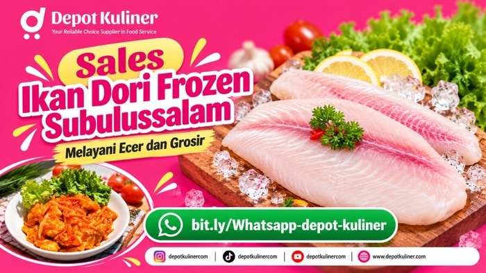 SUPPLIER TERPERCAYA, WA: 0812-6524-4769, Sales Ikan Dori Frozen Subulussalam