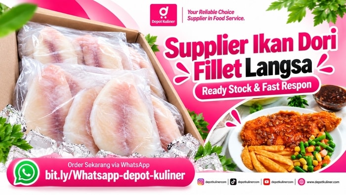 MELAYANI PAKET BESAR & KECIL, WA: 0812-6524-4769,Supplier Ikan Dori Fillet Langsa