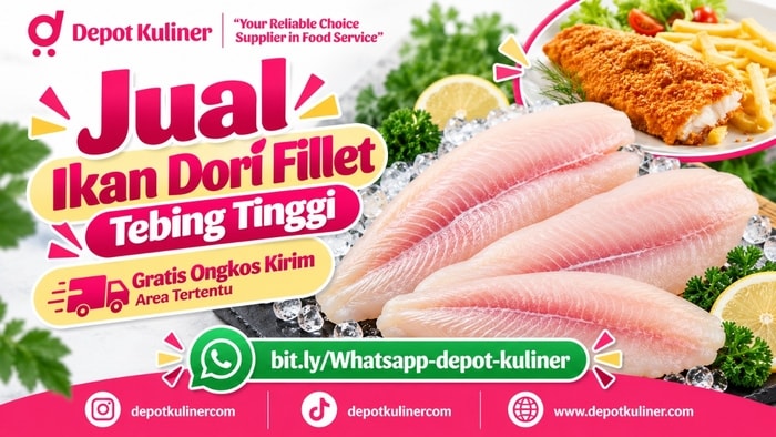 SUPPLIER TERPERCAYA, WA: 0812-6524-4769, Jual Ikan Dori Fillet Tebing Tinggi