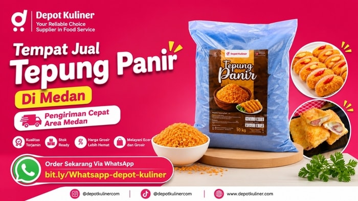 SIAP KIRIM HARI INI, WA: 0812-6524-4769, Tempat Jual Tepung Panir Di Medan