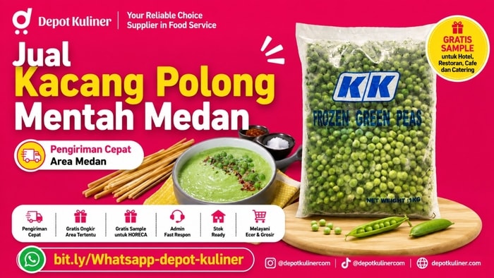PALING DICARI, WA: 0812-6524-4769, Jual Kacang Polong Mentah Medan
