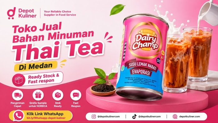 HARGA GROSIR, WA: 0812-6524-4769, Toko Jual Bahan Minuman Thai Tea Di Medan