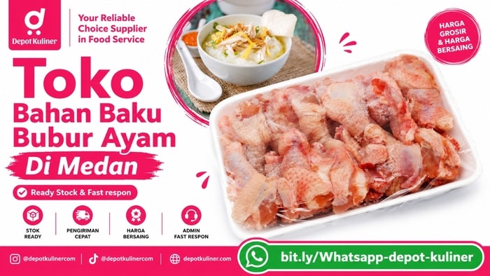 STOK SELALU READY, WA: 0812-6524-4769, Toko Bahan Baku Bubur Ayam Di Medan
