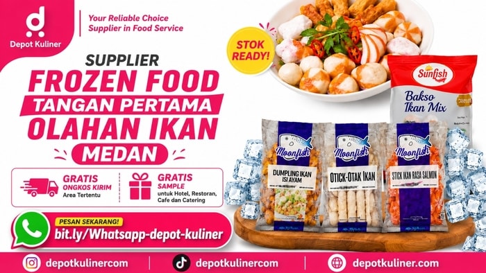 GRATIS KONSULTASI, WA: 0812-6524-4769, Supplier Frozen Food Tangan Pertama Olahan Ikan Medan