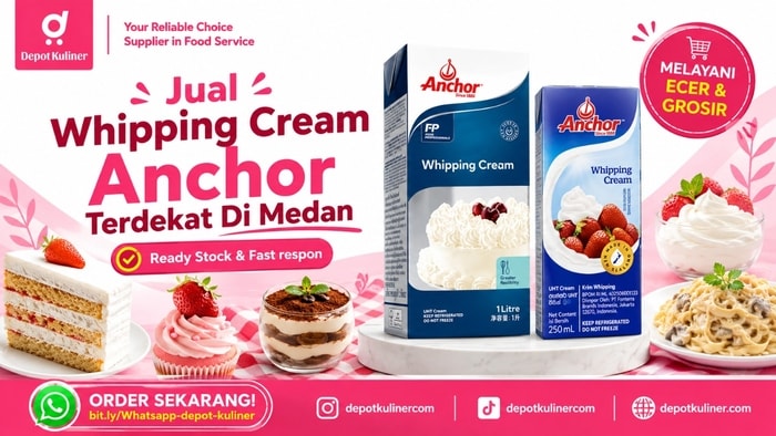 BEST SELLER, WA: 0812-6524-4769, Jual Whipping Cream Anchor Terdekat Di Medan