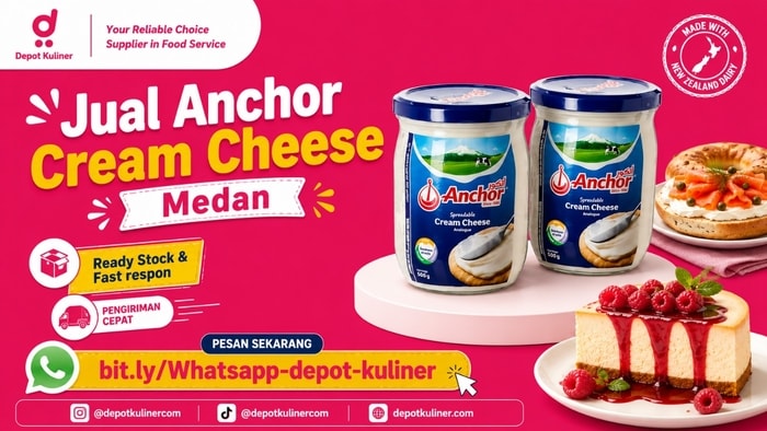 KUALITAS PREMIUM, WA: 0812-6524-4769, Jual Anchor Cream Cheese Medan