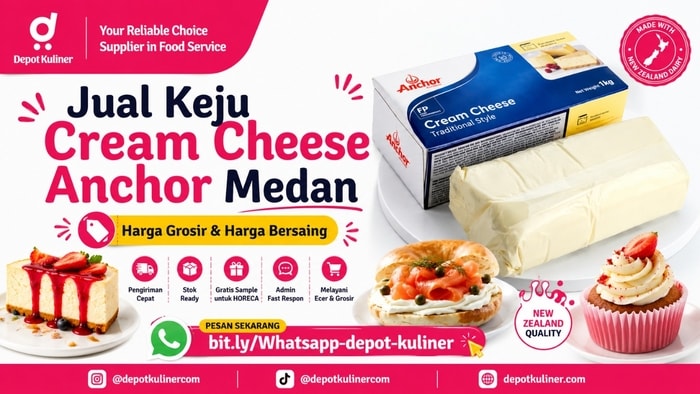 FAST RESPON, WA: 0812-6524-4769, Jual Keju Cream Cheese Anchor Medan