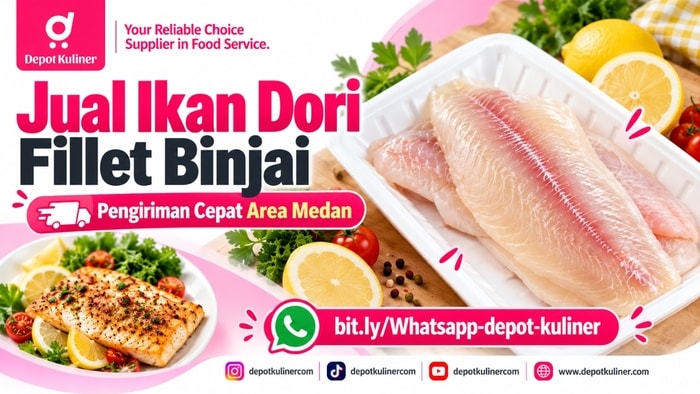 READY STOCK, WA: 0812-6524-4769, Jual Ikan Dori Fillet Binjai