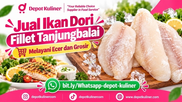 GRATIS ONGKIR AREA TERTENTU, WA: 0812-6524-4769, Jual Ikan Dori Fillet Tanjungbalai