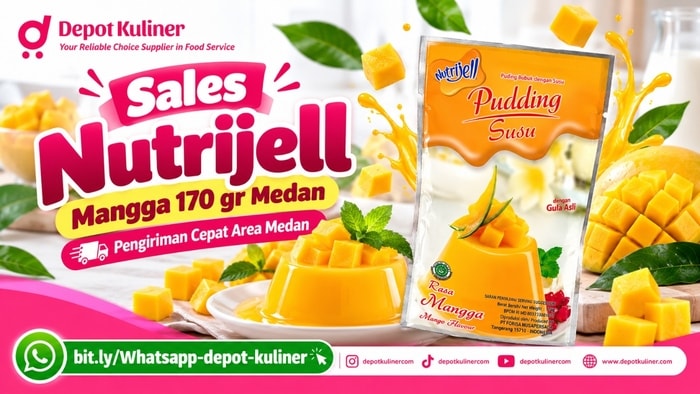 GRATIS SAMPLE HORECA, WA: 0812-6524-4769, Sales Nutrijell Mangga 170 gr Medan