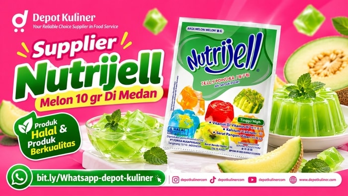 HARGA GROSIR, WA: 0812-6524-4769, Supplier Nutrijell Melon 10 gr Di Medan