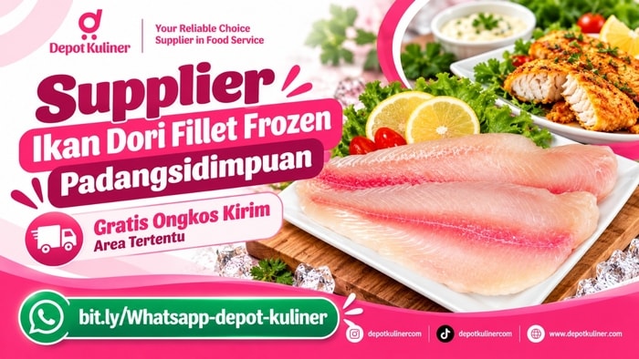 BEST SELLER, WA: 0812-6524-4769, Supplier Ikan Dori Fillet Frozen Padangsidimpuan
