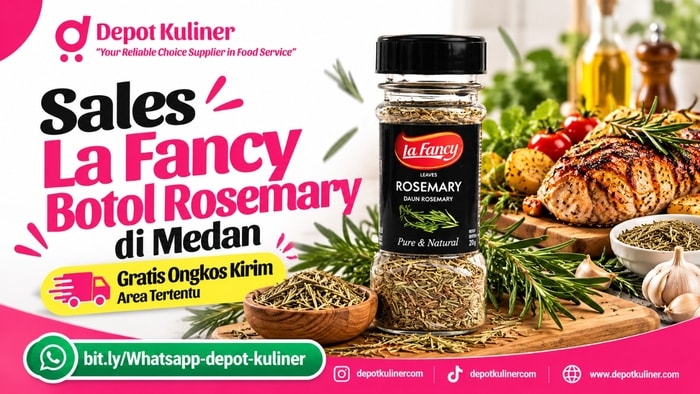MELAYANI PAKET BESAR & KECIL, WA: 0812-6524-4769, Sales La Fancy Botol Rosemary di Medan