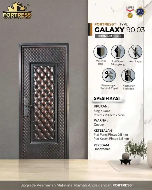 pintu baja fortress tipe galaxy 90.03