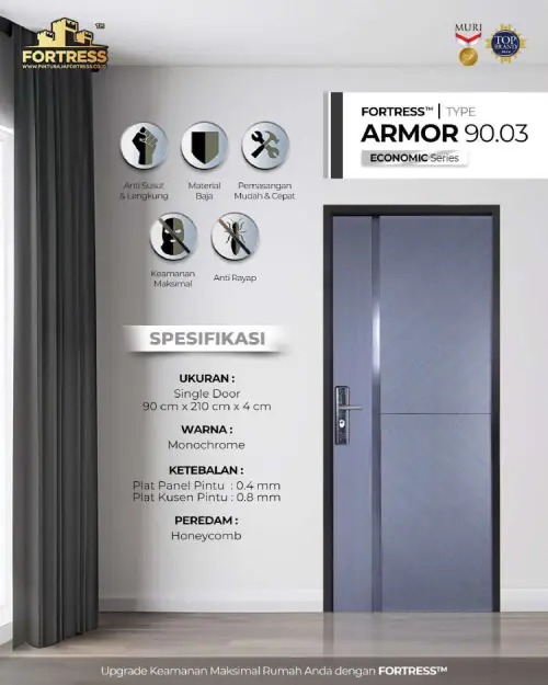 Pintu Warna Monokrom Nuansa Mewah dan Modern
