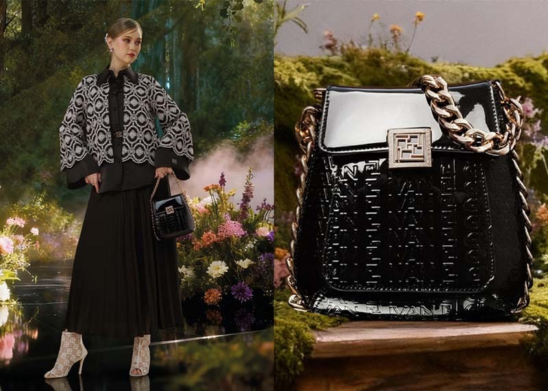 Koleksi EMILY Black Bag Kombinasi dengan Seraphine Blouse