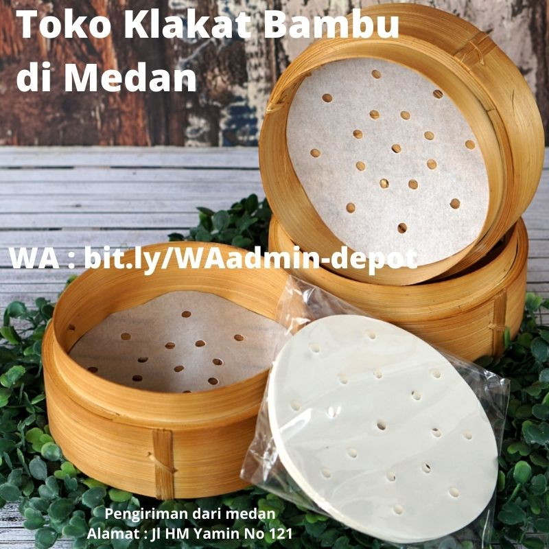 Sedia Toko Klakat Bambu Dimsum di Medan