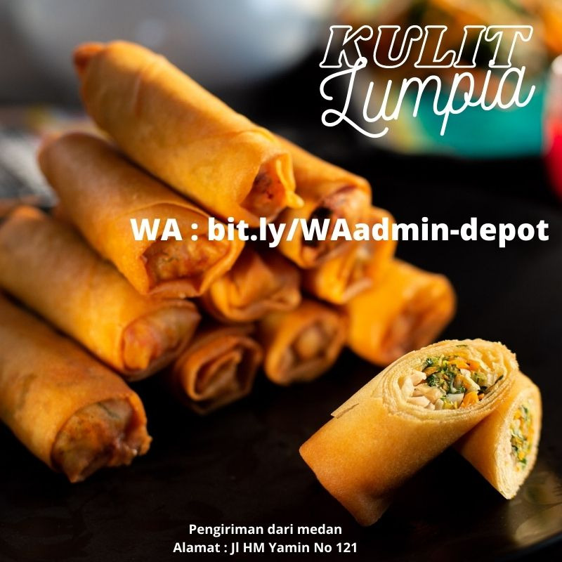 Sedia Kulit untuk Spring Roll di Medan Pengiriman dari Medan